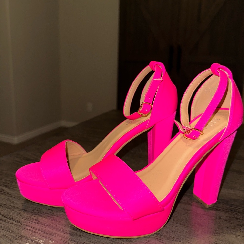 Pink heels